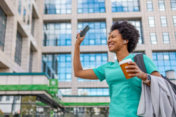istock Medical practitioner dancing and having fun outdoors. 1779771241