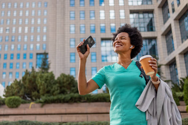 istock Medical practitioner enjoying her dance moves. 1779771835