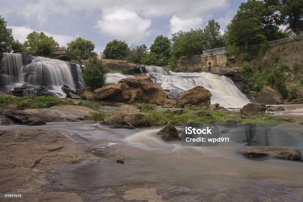 HDR Parco delle cascate sul fiume Reedy - Foto stock royalty-free di Acqua