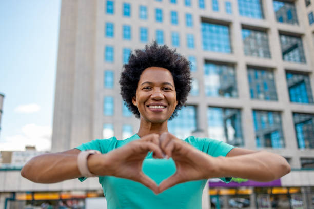 istock Female nurse making a heart shape with her hands 1779775317