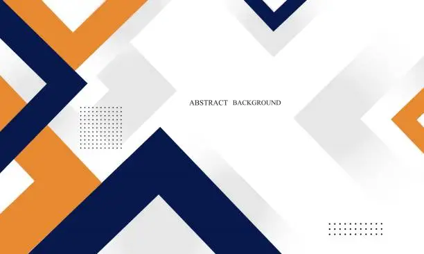 Vector illustration of Modern abstract with lines and geometric shapes.