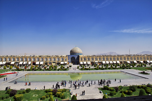 Mosque on Naqsh-e Jahan Square in Isfahan city, Iran