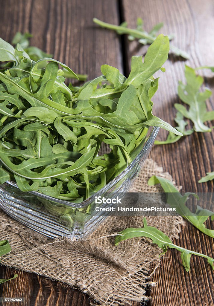 Teile von Rucola-Salat - Lizenzfrei Blatt - Pflanzenbestandteile Stock-Foto