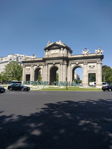 Vista de la puerta de Alcalá