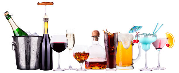 istock Set of different alcoholic drinks and cocktails 177986279