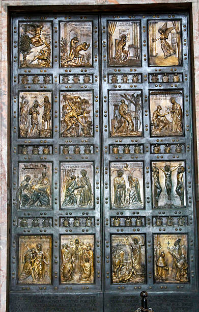 istock Holy Door in Vatican 177987982