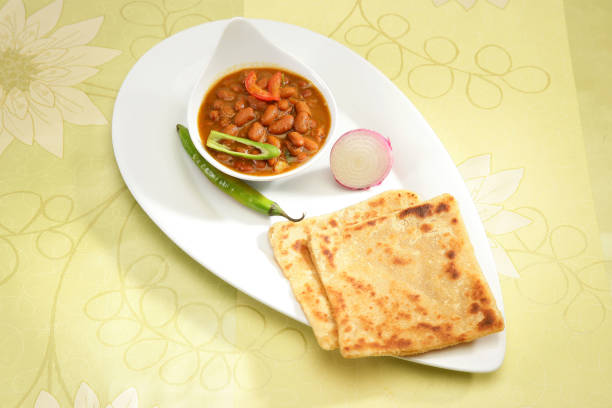 istock Rajma or Red kidney Beans with Paratha, Indian Dish 1779880734