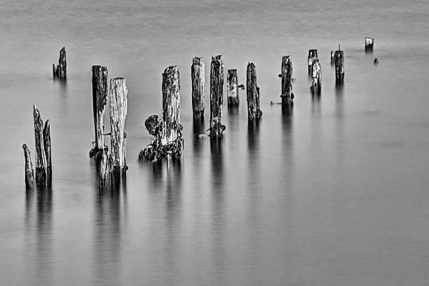 istock Youghal groynes in sea 177988146