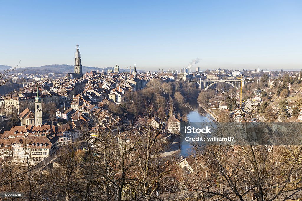 Case di città di Berna, Svizzera - Foto stock royalty-free di Ambientazione esterna