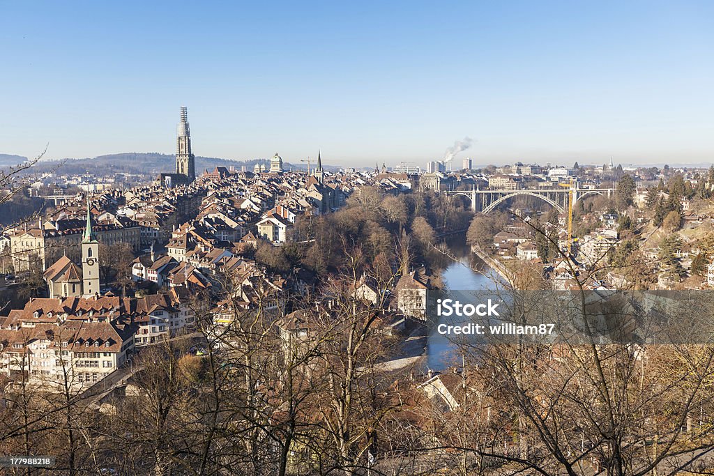 Дома в городе для деловых встреч Bern, Swiss - Стоковые фото Без людей роялти-фри