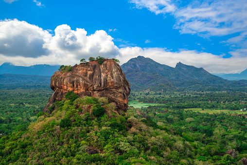 sigiriya, aka the lion rock, in sri lanka