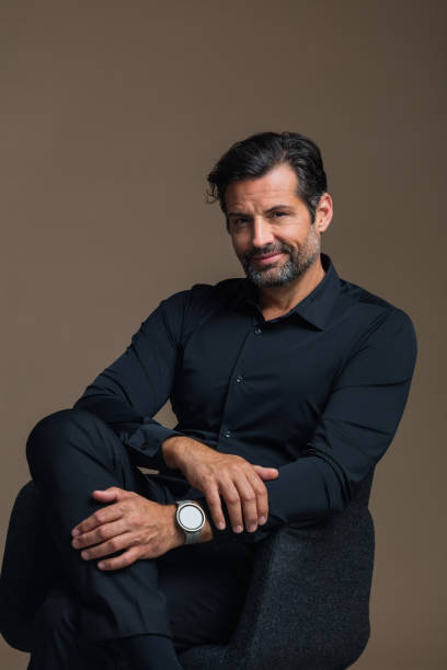 istock Portrait of handsome man smiling at camera 1779901406