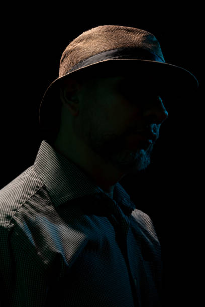 istock Mysterious man wearing hat and sunglasses. 1779919315