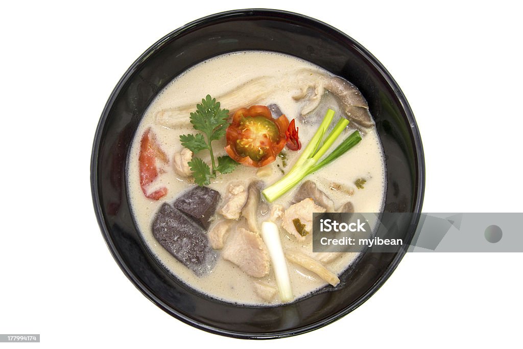 Thai Hühnersuppe in Kokosmilch - Lizenzfrei Asiatische Kultur Stock-Foto