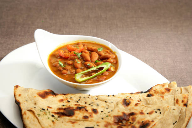 istock Rajma or Red kidney Beans with Naan, Indian Dish 1779948889