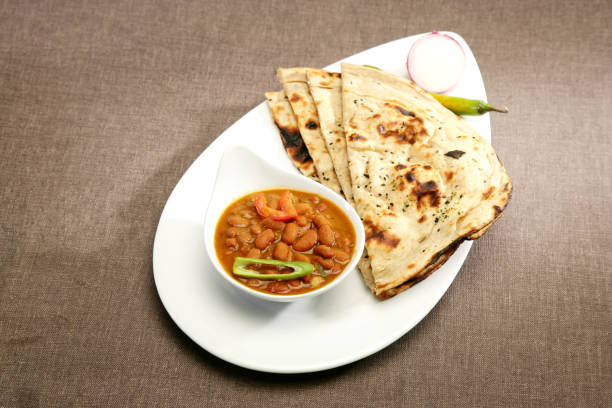 istock Rajma or Red kidney Beans with Naan, Indian Dish 1779950068