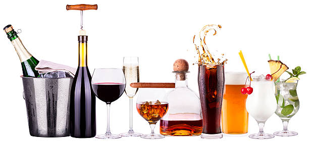 istock Set of different alcoholic drinks and cocktails 177999106