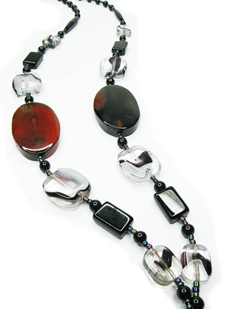 istock black beads with white crystals jewelery 177999401