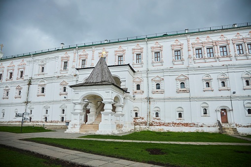 RYAZAN, Russia - May 09, 2022: The White Stone Kremlin Building