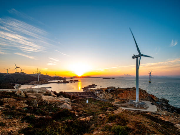 istock Offshore wind power aerial photography 1780028552