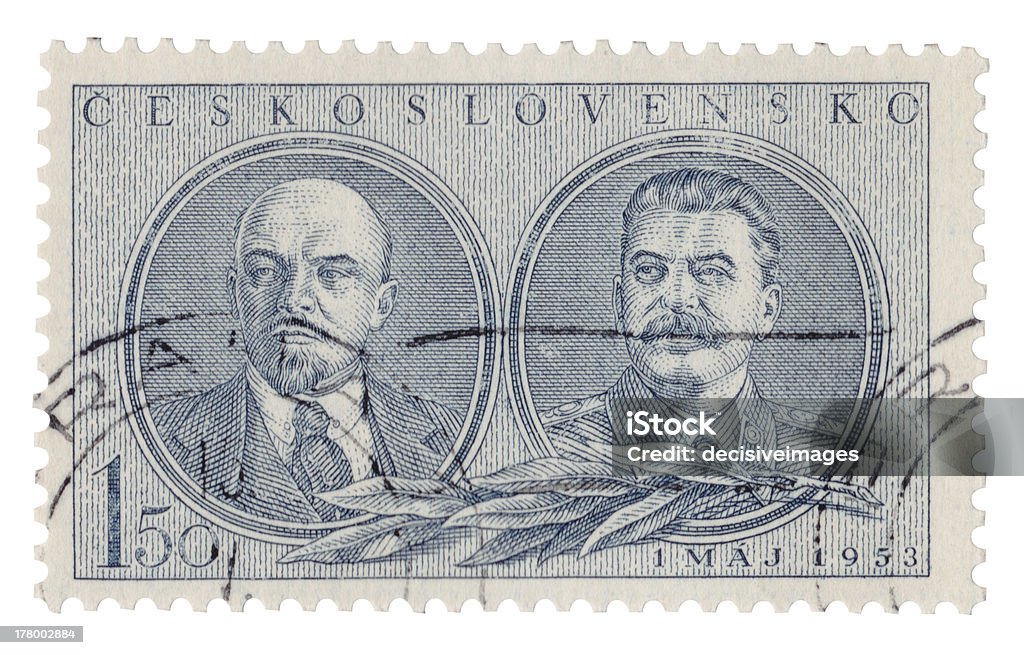 Época soviética carimbo - Foto de stock de Joseph Stalin royalty-free