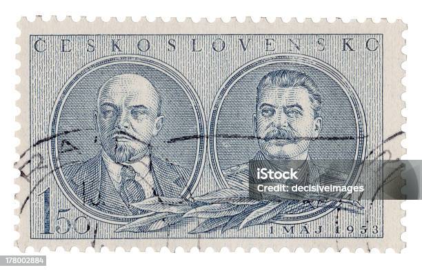 Foto de Época Soviética Carimbo e mais fotos de stock de Joseph Stalin - Joseph Stalin, Cortina de ferro, Lenin