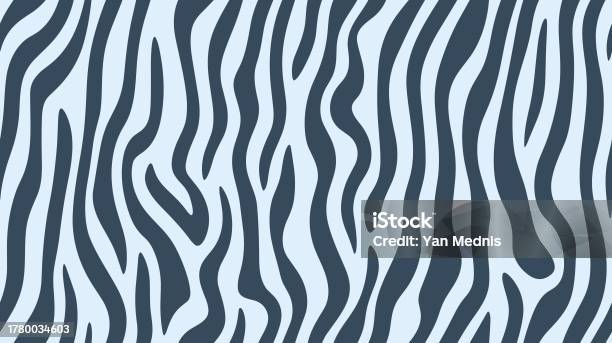 Vector Animals Background Zebra Seamless Pattern Amazing Hand Drawn ...