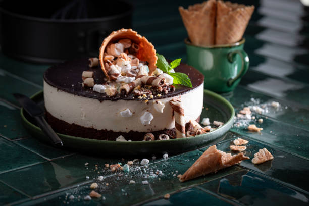 istock Unique cookie cake as perfect sweet dessert. 1780037877
