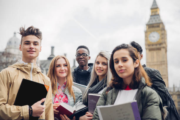 istock Group of multi ethnic English students 1780112182