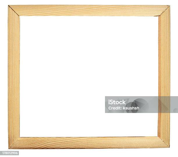 Wooden Frame Stock Photo - Download Image Now - Blank, Border - Frame, Construction Frame