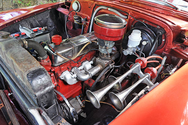 istock Classic American Chevrolet engine, Havana, Cuba 178013455