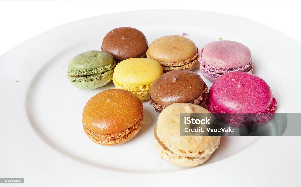 Sweet francese Macaroons (biscotti) - Foto stock royalty-free di Amaretto