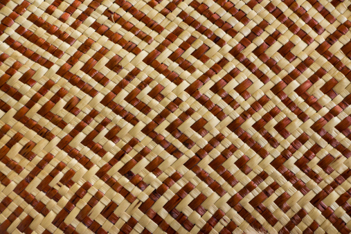 Woven rattan background.