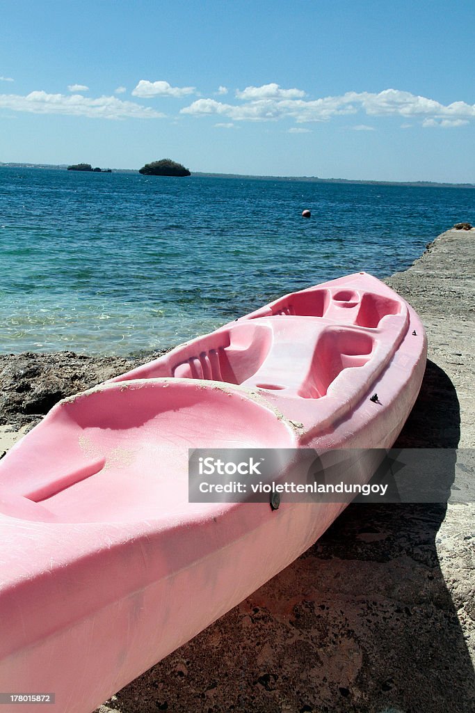 Pink Rowboat Pink Canoe In The Philippines Stock Photo - Download Image Now ...