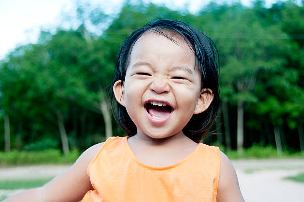 La felicidad chica - foto de stock