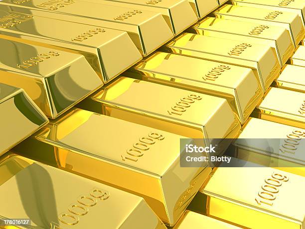 Gold Bars Isolated On White Background Stock Photo - Download Image Now - Bank Deposit Slip, Banking, Bar - Drink Establishment