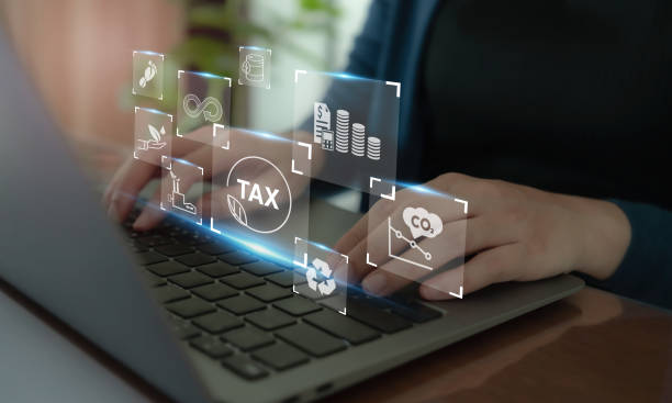 istock Environmental tax breaks concept.  
Working for measuring green tax rates.Using environmental  taxes, carbon tax, environmentally beneficial tax incentives in order to achieve environmental targets. 1780161326