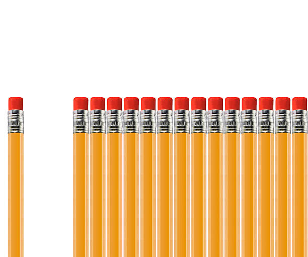 istock pencil out of row 178018450