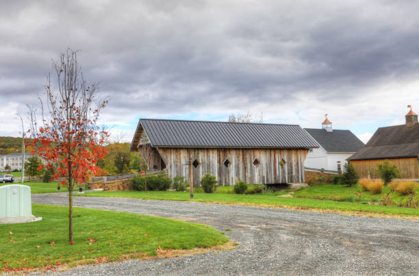 istock The Barn Yard Covered Bridge in Connecticut, United States 1780185331