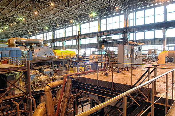 istock steam turbine at a power plant 178020091
