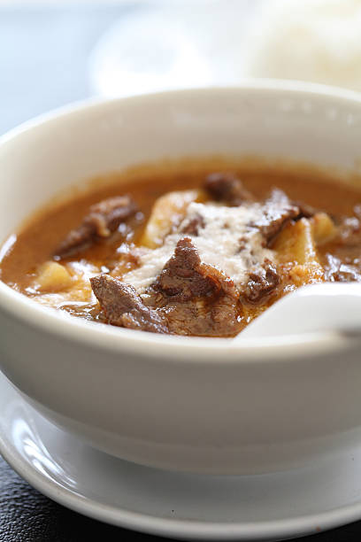 istock Thai food mussaman curry with rice 178021753
