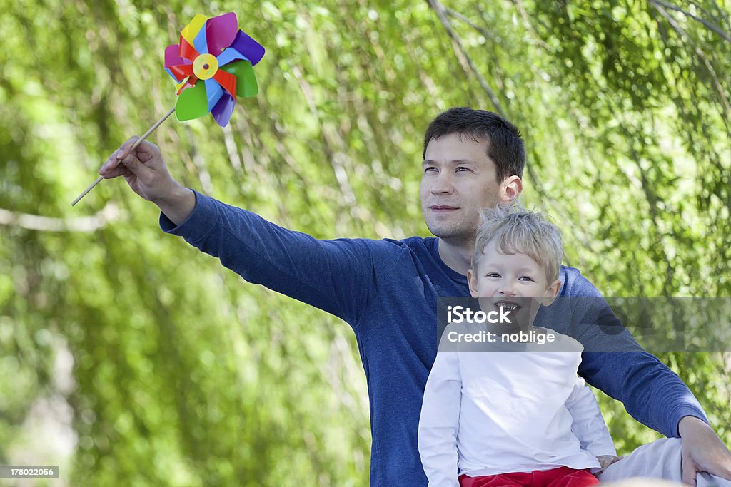 Familie im park - Lizenzfrei Alleinerzieher Stock-Foto