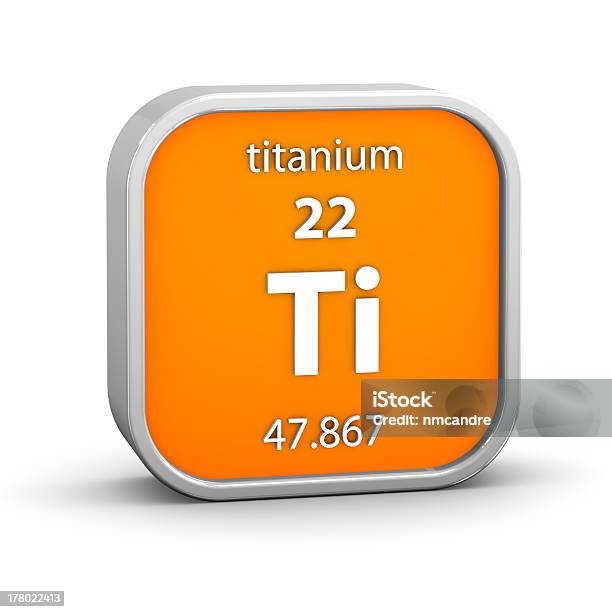 Tytanu Znak Materiału - zdjęcia stockowe i więcej obrazów Tytan - Metal - Tytan - Metal, Układ okresowy pierwiastków, Bez ludzi