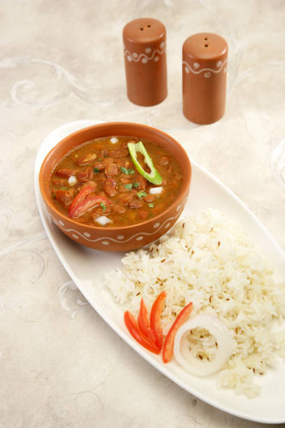 istock Rice & Rajma or Red kidney Beans, Indian Dish 1780232850