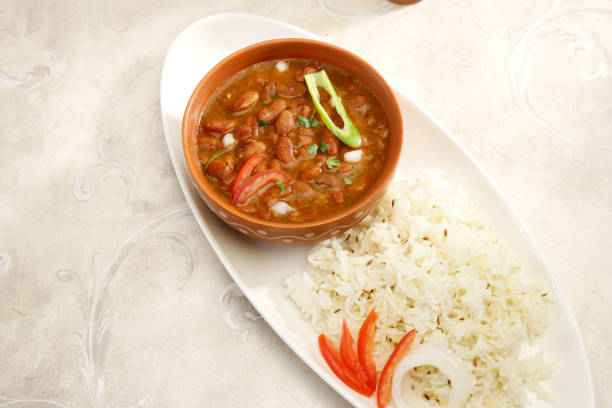 istock Rice & Rajma or Red kidney Beans, Indian Dish 1780234489