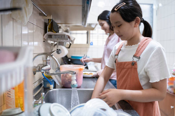 istock Girl washing the dishes 1780234903