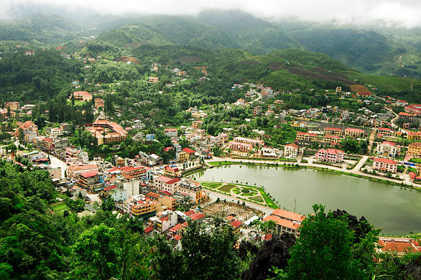 istock Top view of Sapa, Vietnam 178023943