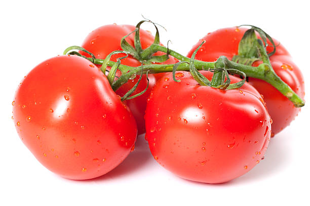 istock Bunch of ripe tomato with water drops 178024536