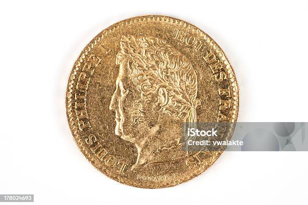 Moneda De Oro Con Louis Philippe Foto de stock y más banco de imágenes de Dorado - Color - Dorado - Color, Moneda, Oro - Metal
