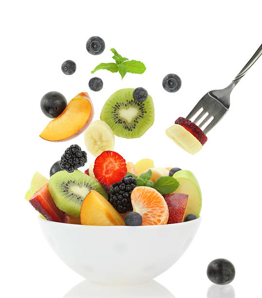 istock Fresh fruits coming out from a bowl 178027195